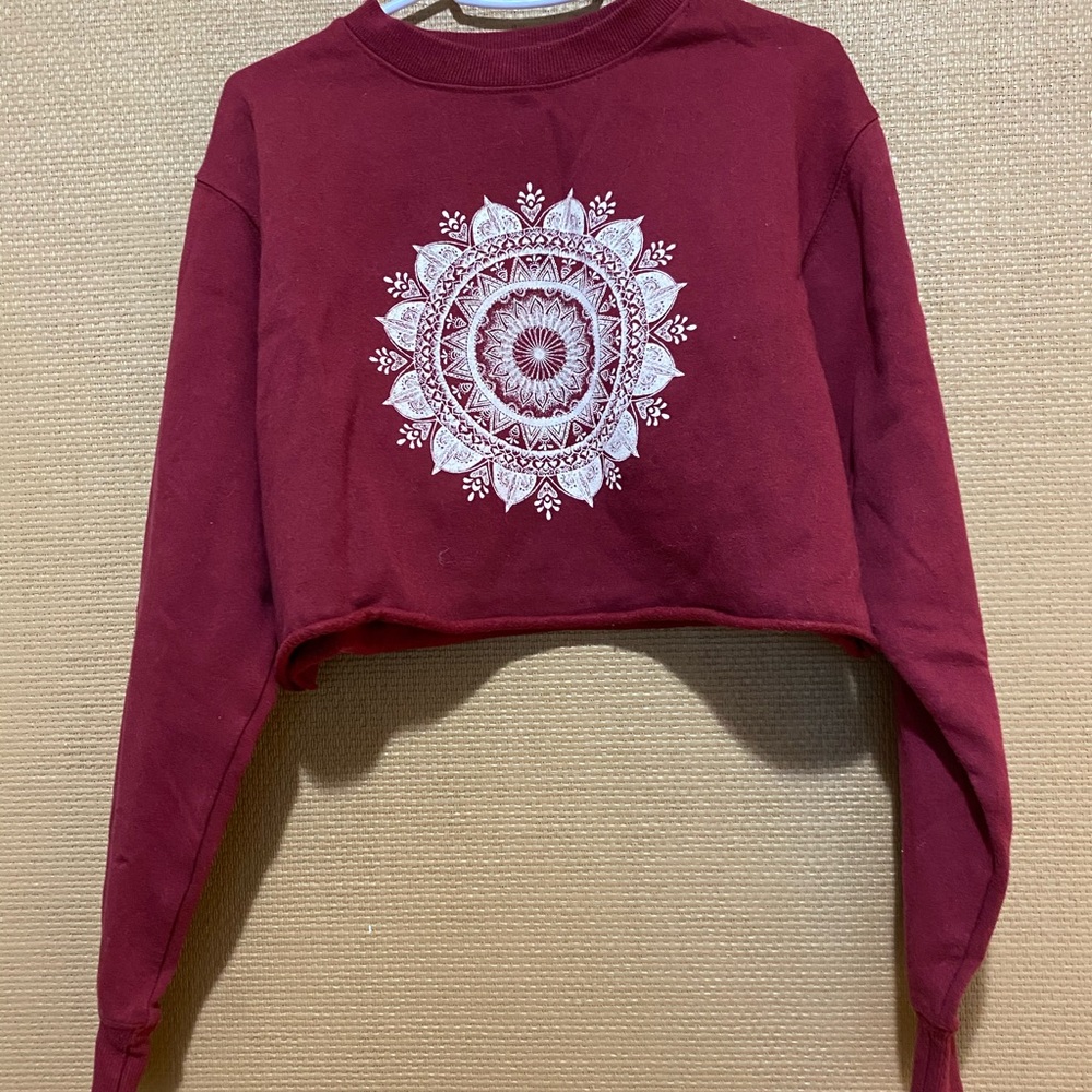 Cropped sweatshirt